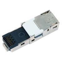 TELEGÄRTNER STX RJ45 Connecteur mâle à confectionner, AWG22-26 Cat.6 Classe EA (ISO)