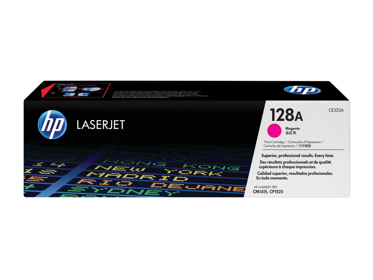 HP 128A toner LaserJet magenta authentique