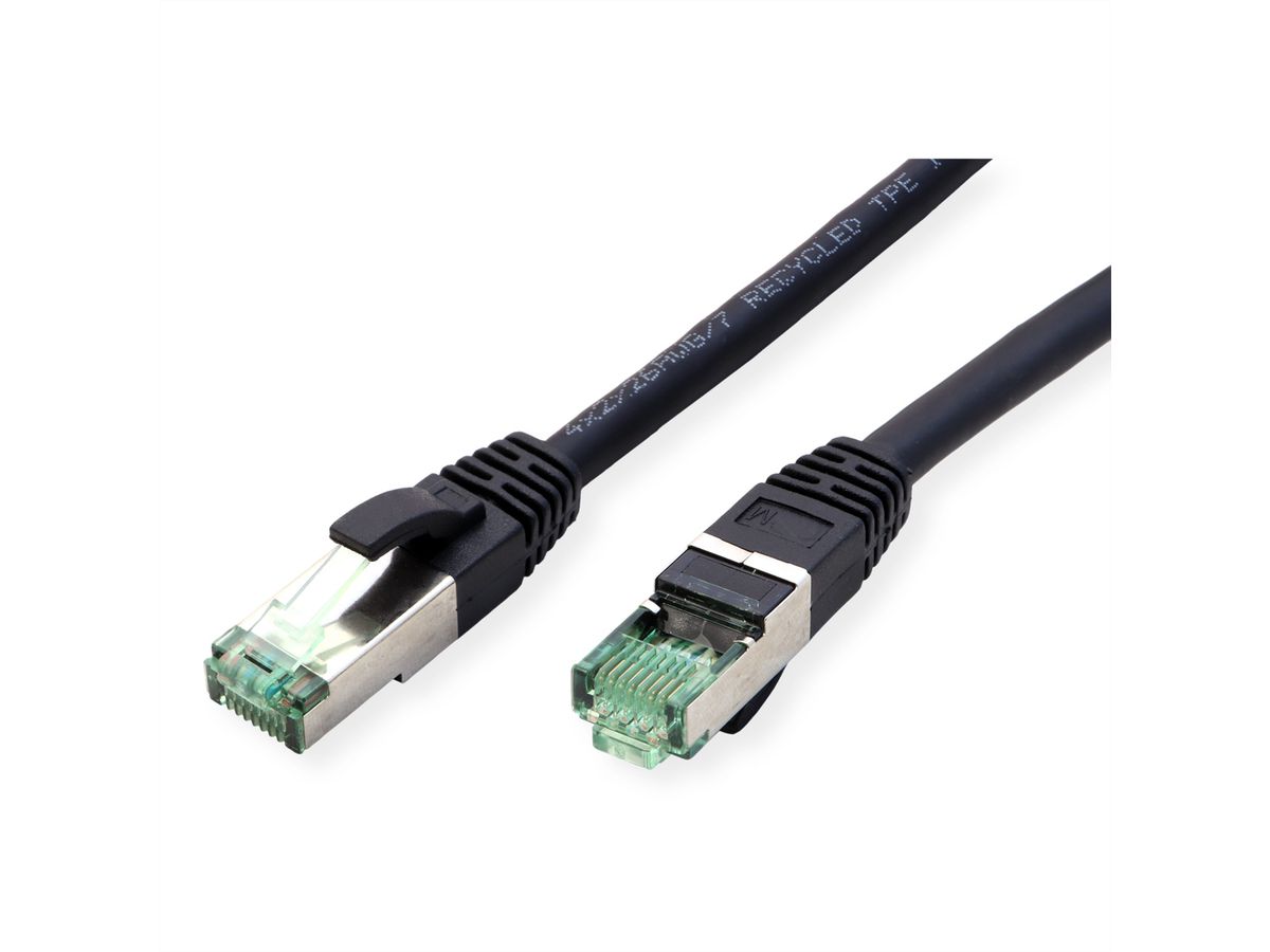 ROLINE RM Cordon Cat.6A S/FTP(PiMF), noir, 2 m