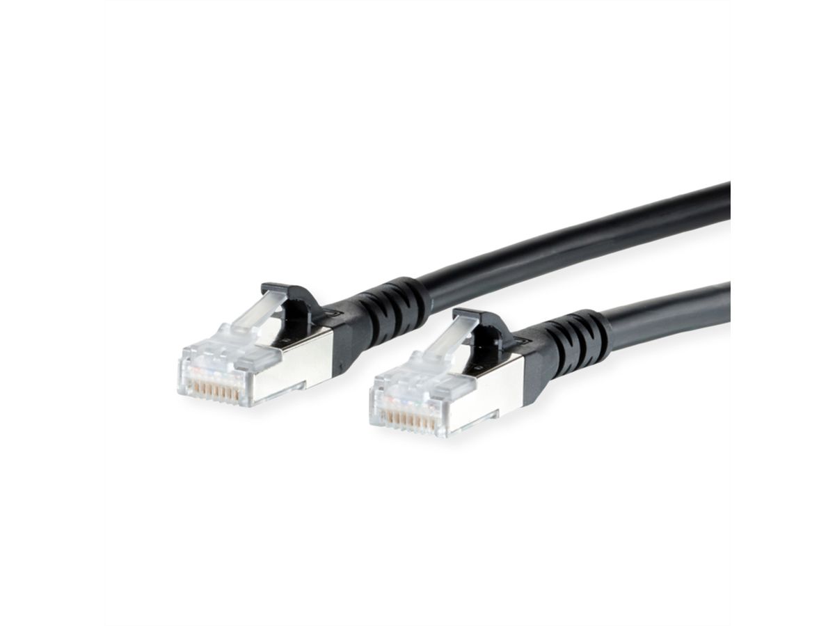 METZ CONNECT Cordon de brassage Cat.6A AWG 26, LSOH, noir, 80 m
