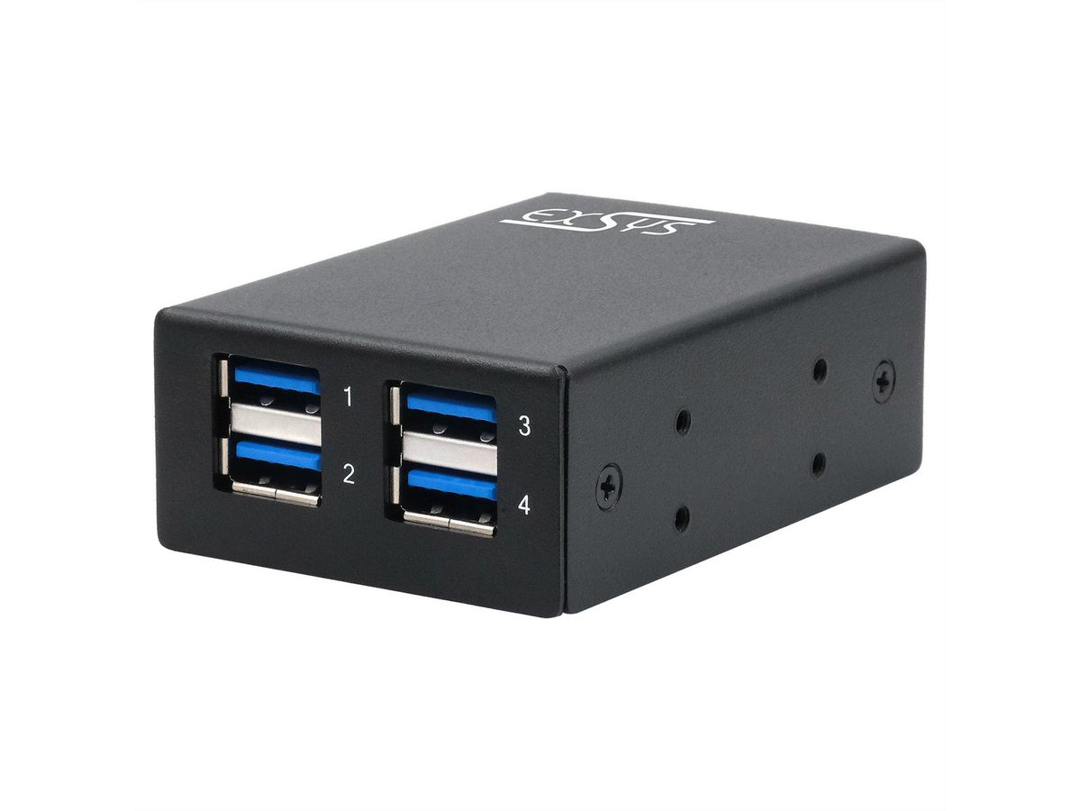 EXSYS EX-11240HMS Hub 4 ports USB 3.2 Gen 1 métal