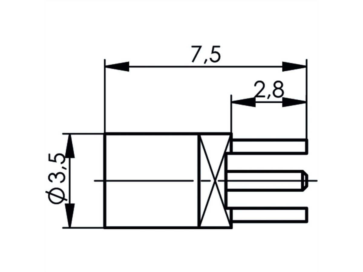 TELEGÄRTNER Prise MMCX 50 Ohm pour LTP 604