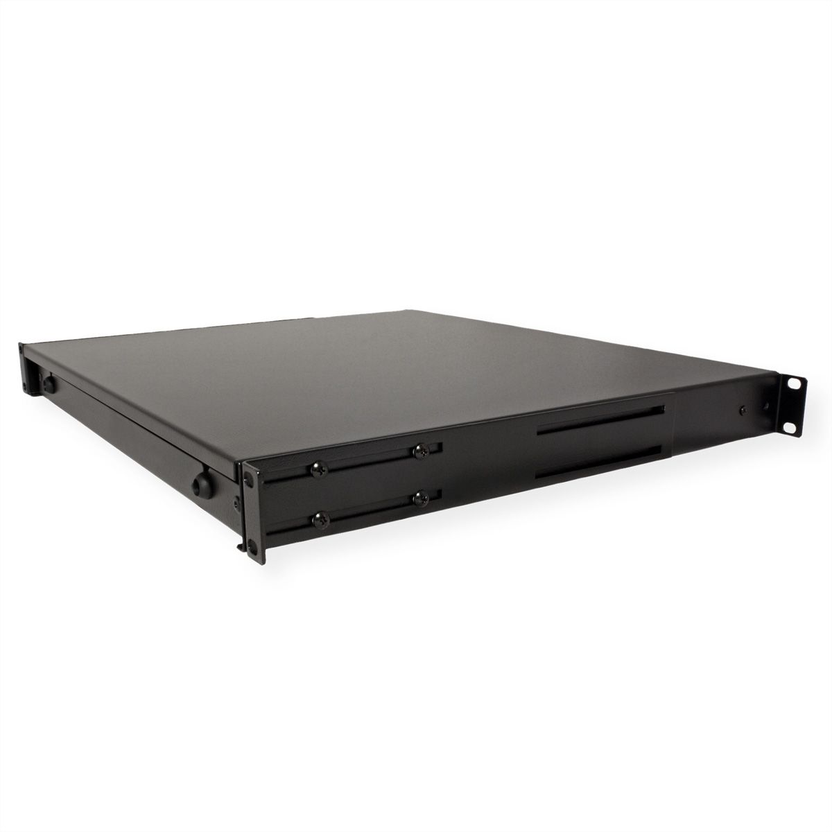 ROLINE 19" Tiroir pour clavier 1U, 400P verrouillable noir
