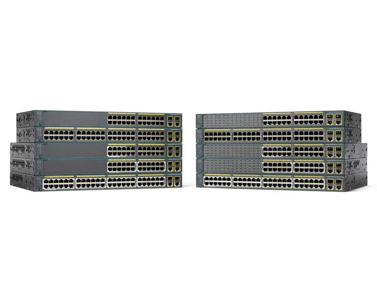 Cisco Catalyst C2960+24TC-L, Refurbished Géré L2 Fast Ethernet (10/100) Noir