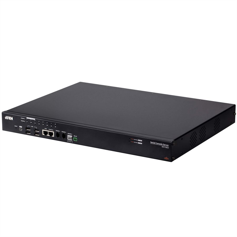 ATEN SN1116CO Serveur Console Série Série 16 ports avec double alimentation / SFP