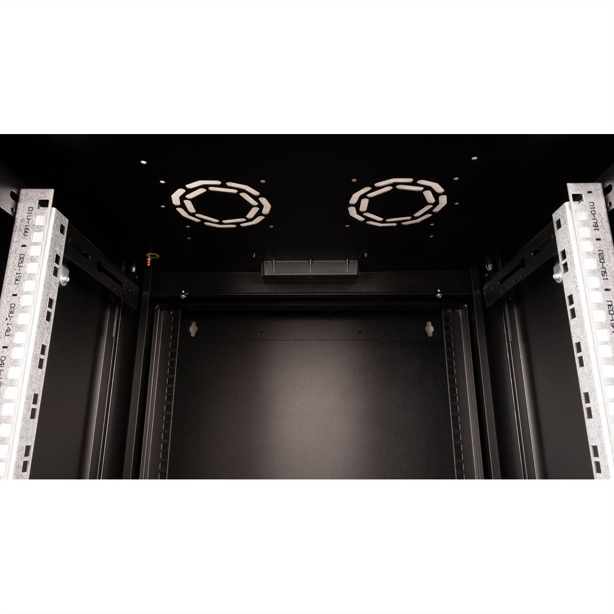 ROLINE 19" Boîtier mural Pro 16U, 600x600 LxP pivotant en 2 parties noir
