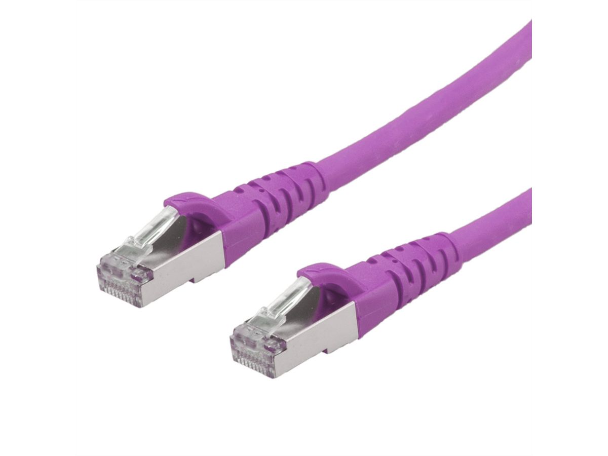 Cordon Cat.6A (Class EA) FTP AWG26, pourpre, 5 m