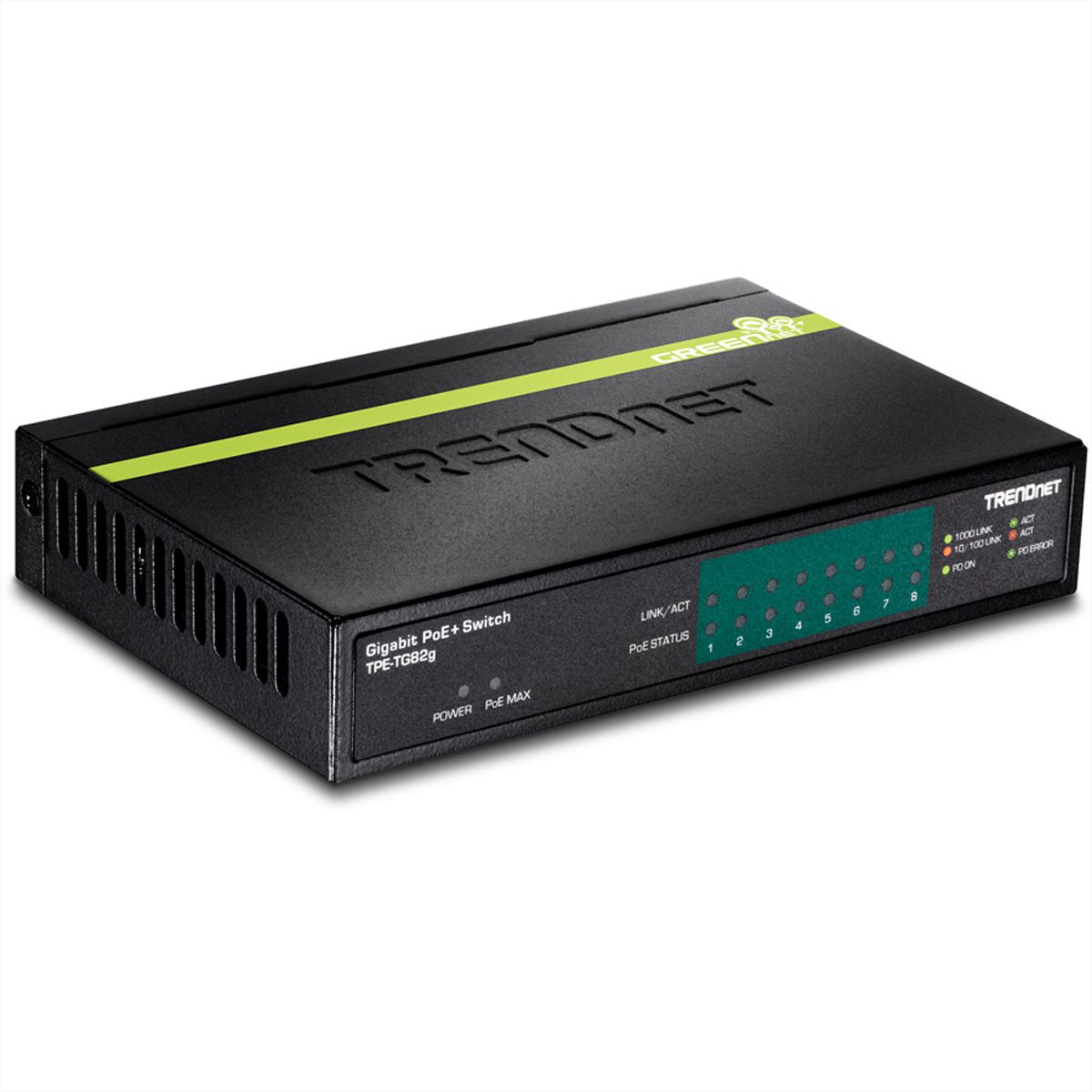 TRENDnet TPE-TG82g Switch PoE+ Gigabit à 8 ports
