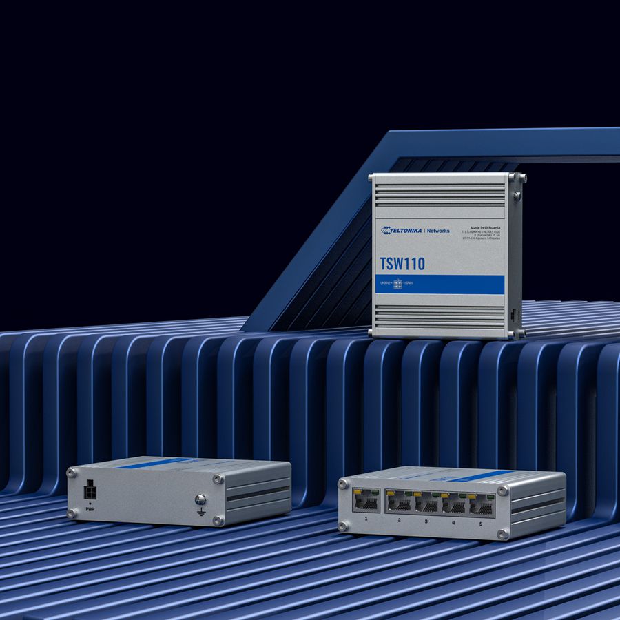 TELTONIKA TSW110 Switch industriel non géré Layer 2 Gigabit