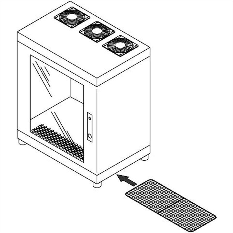 Kit de filtre à air Epcase SCHROFF pour mallette 19'' 300-400D (x3)