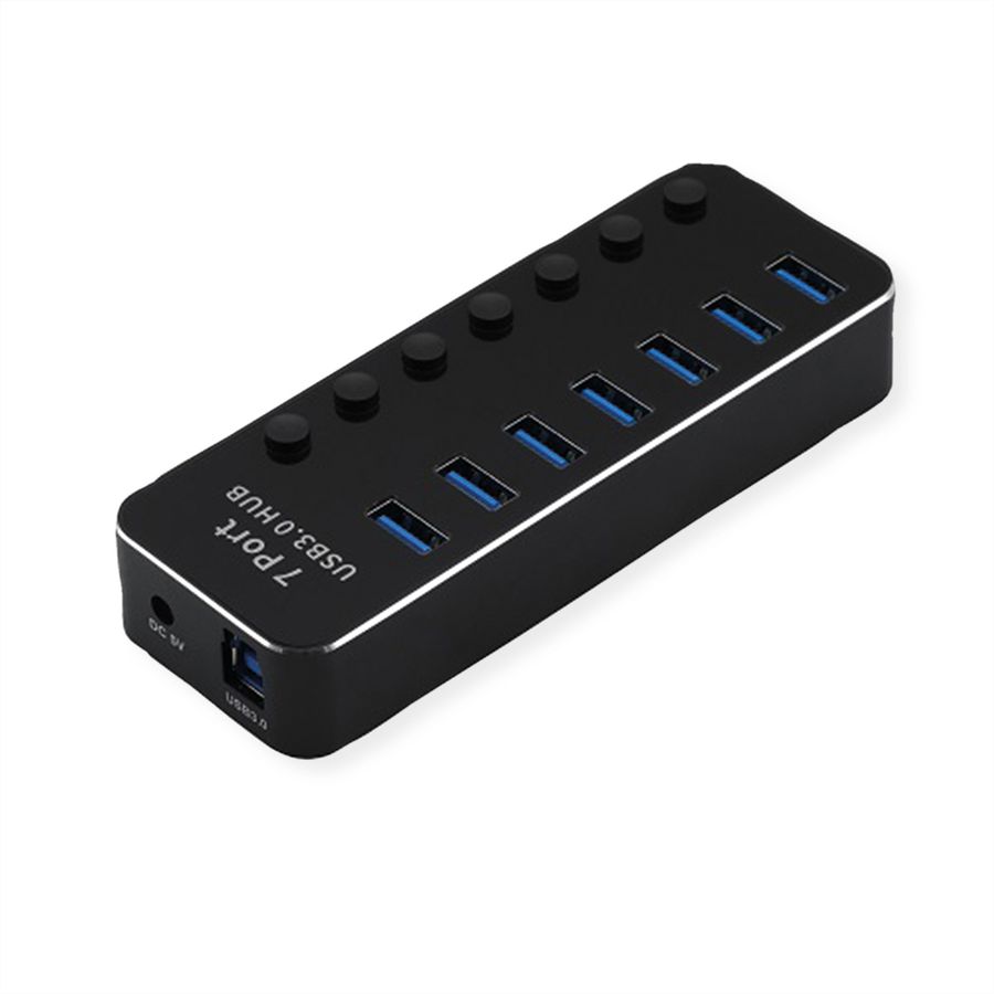 ROLINE Hub Notebook USB 3.2 Gen 1, 7 ports