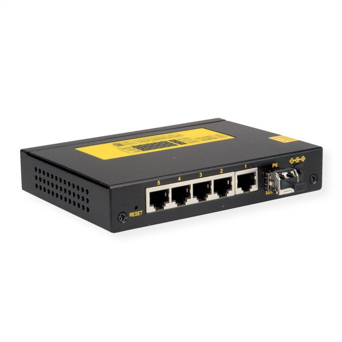 ROLINE Switch Gigabit industriel 5x RJ-45 + 1x SFP