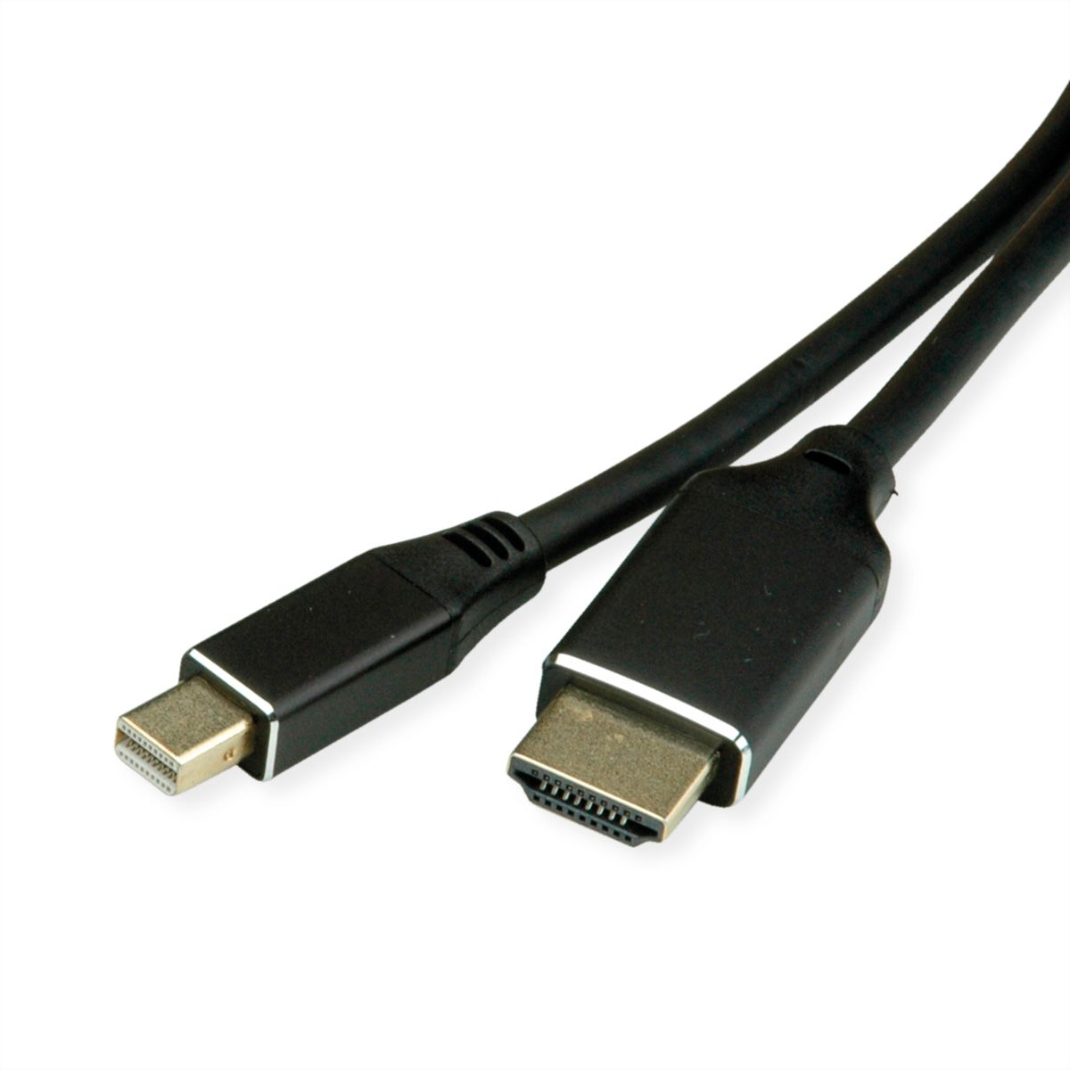 BACHMANN Mini DisplayPort vers HDMI 1,5m S.1 Mini DP S.2 HDMI, Mesure p.Ph.3mH05VV-F 5G2,5 CEE3x16A Lan
