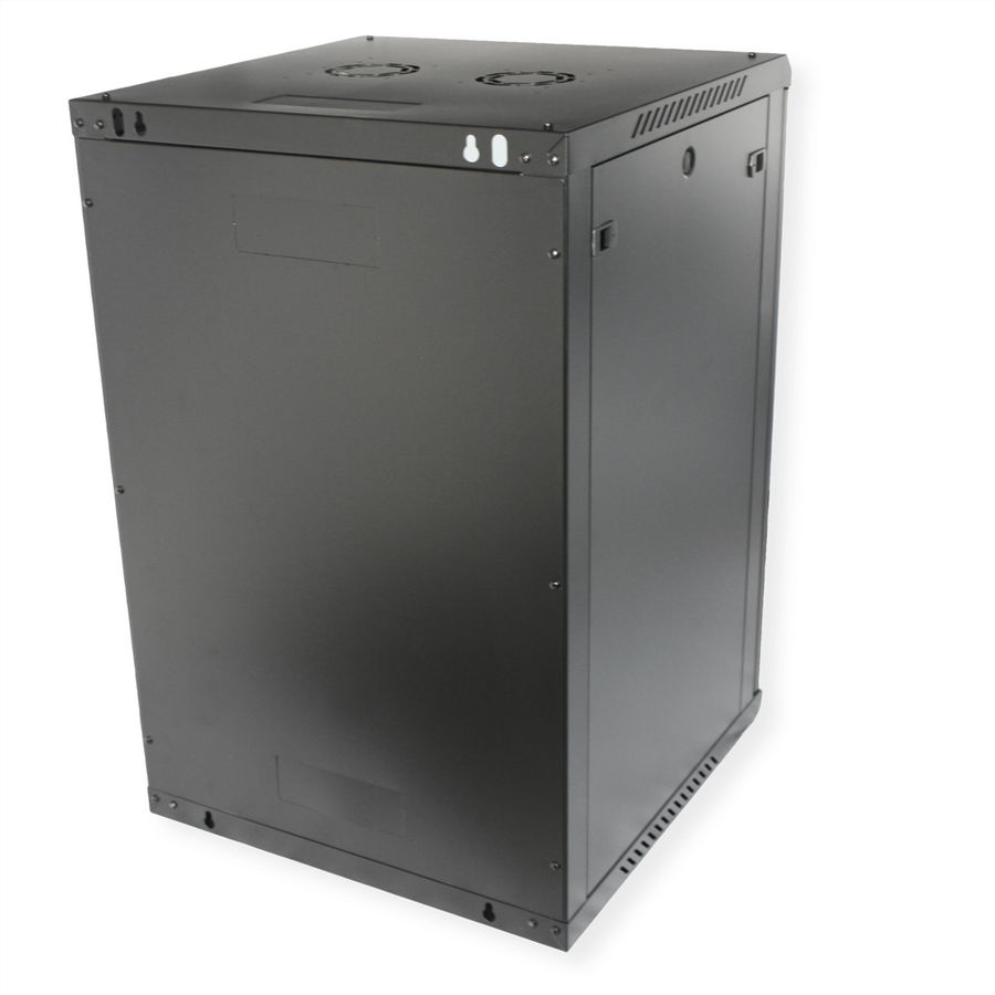 ROLINE 19" Boîtier mural Basic Plus 18U, 600x600 LxP noir