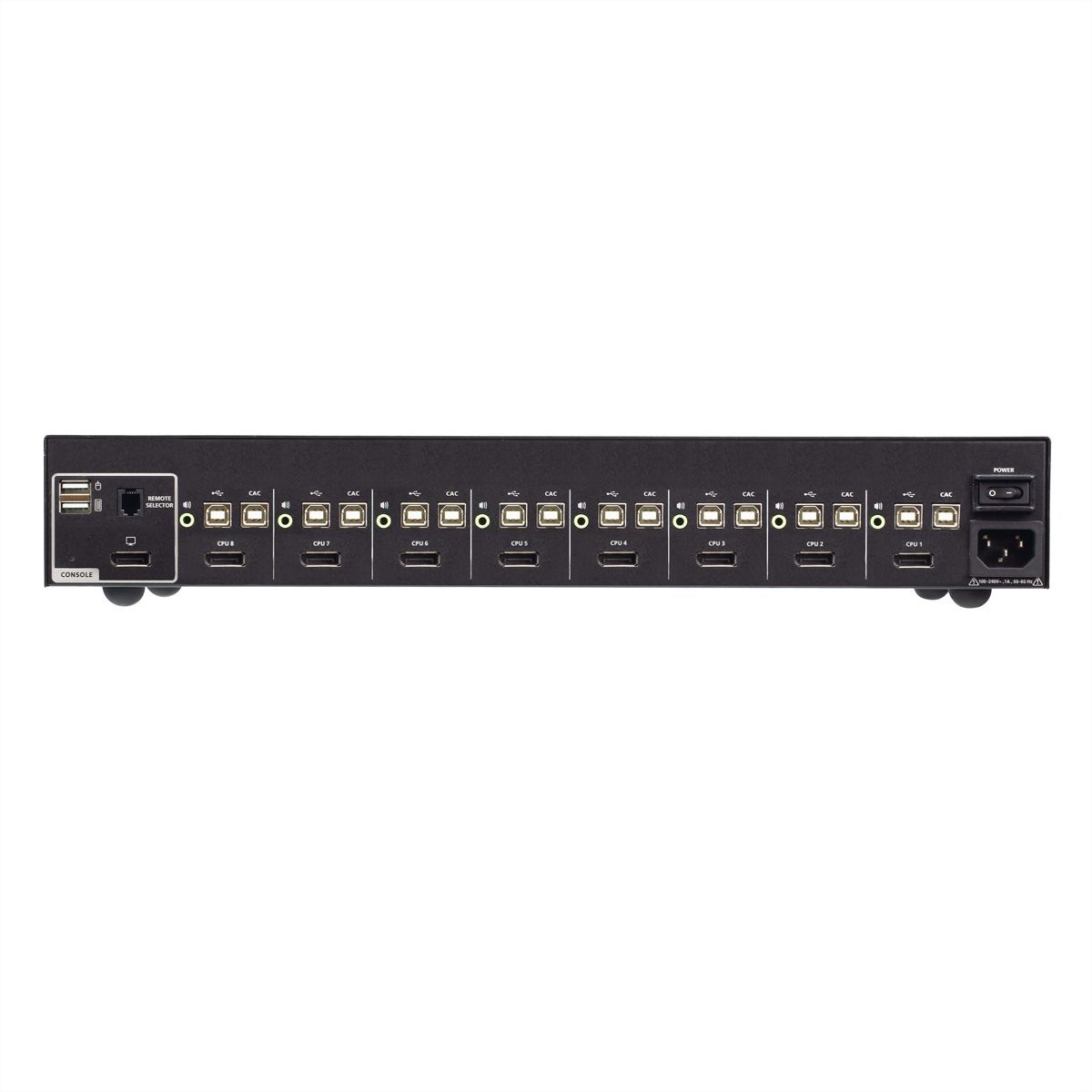 ATEN CS1188DP4C Commutateur KVM sécurisé DisplayPort 8 ports USB avec Card Reader