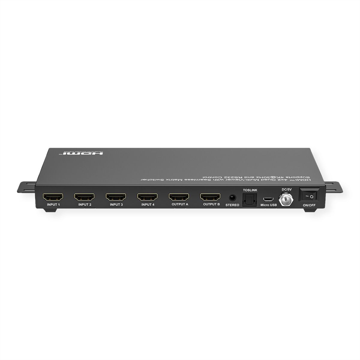 VALUE Switch matriciel HDMI 4x2 QUAD multi vues, commutation sans rupture