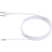 BACHMANN Câble avec connecteur 2x1,0 3m, H05VV-F blanc Connecteur/fils ouverts