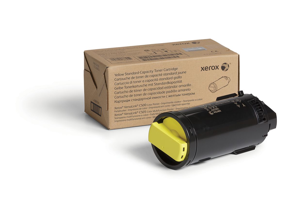 Xerox Cartouche de toner Jaune de Capacité standard Imprimante couleur ® VersaLink® C500​/​multifonctions ® VersaLink® C505 (2400 pages) - 106R03861