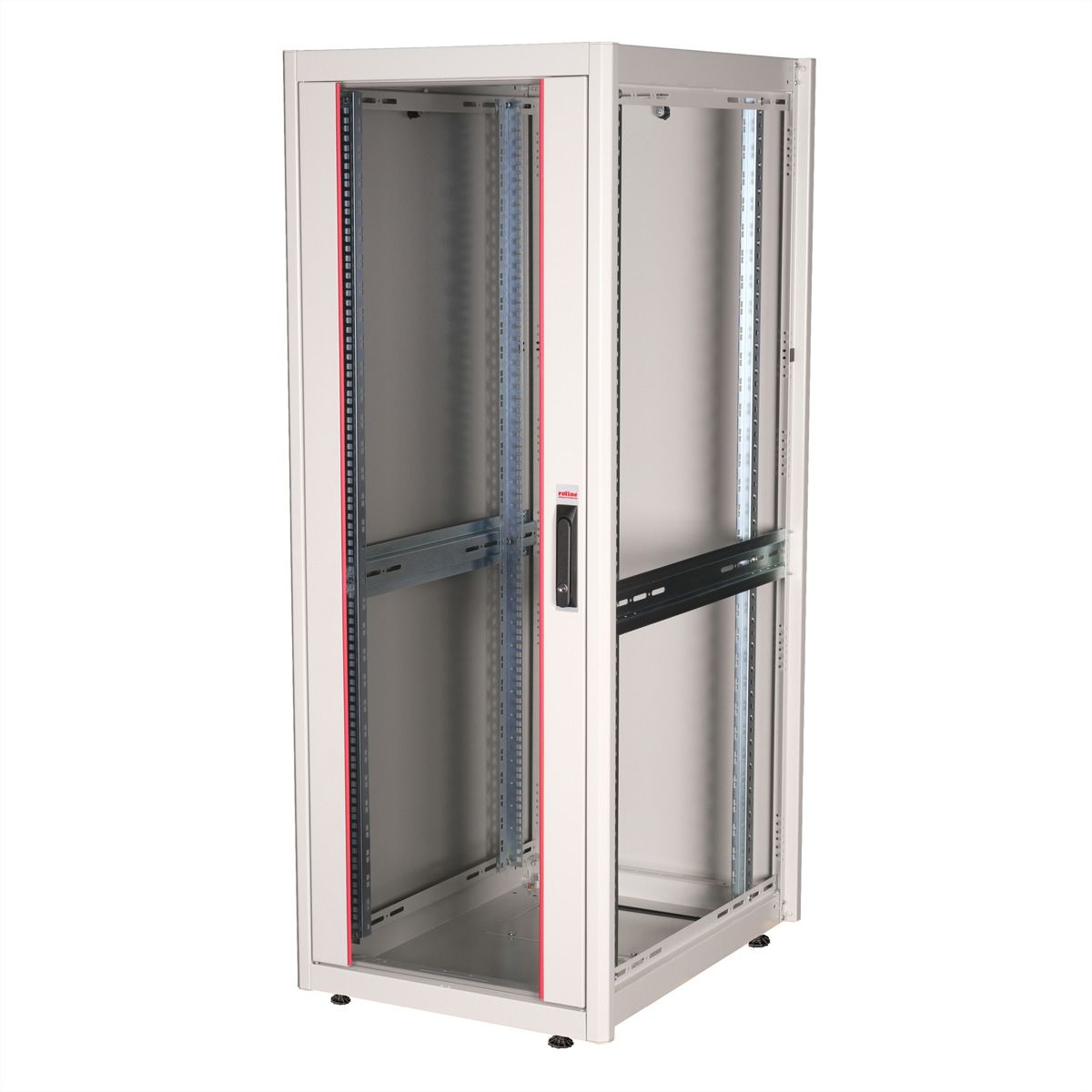 ROLINE 19" Baie réseau Basic 32U, 600x800 LxP Porte verre gris