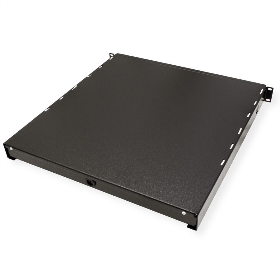 Tiroir clavier 19" 1UH, sans clavier, noir