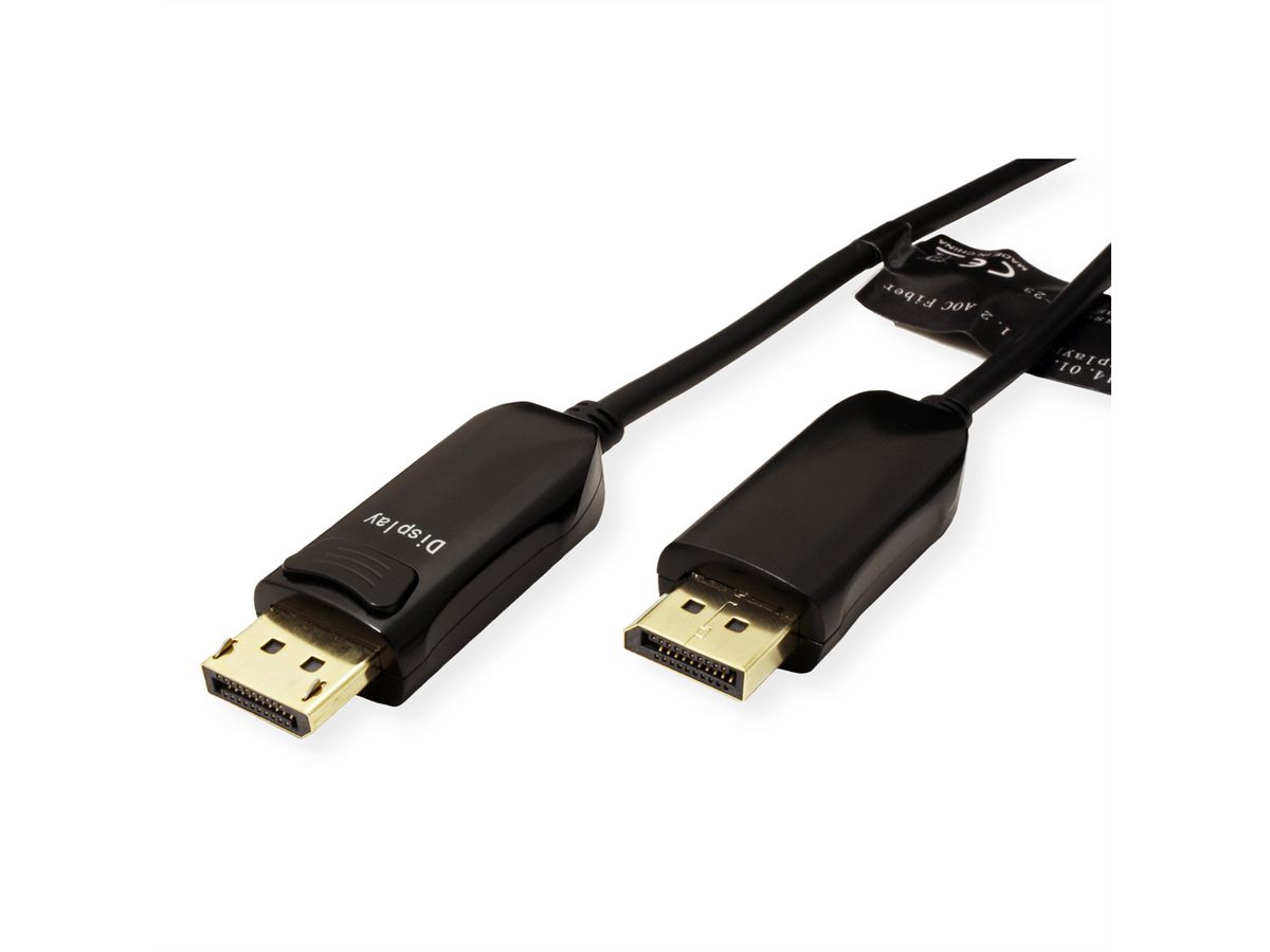 ROLINE Câble DisplayPort v1.4 (AOC), M/M, 50 m - SECOMP France