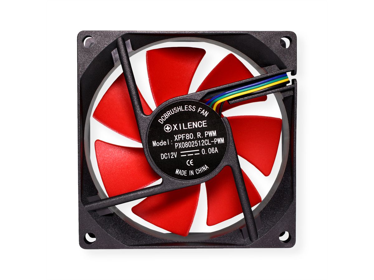 Xilence XPF80.R.PWM 80mm PWM Ventilateur de boîtier, 4PIN - SECOMP France