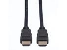 VALUE Câble HDMI Ultra HD avec Ethernet, 4K, M/M, noir, 2 m