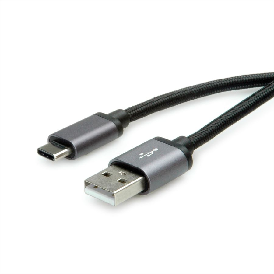 ROLINE Câble USB 2.0, C-A, M/M, noir, 3 m
