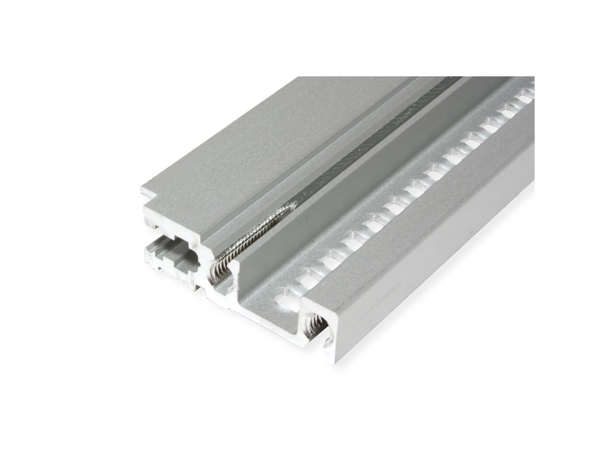 SCHROFF Devant de rail horizontal, Type H-KD, Lourd, Lèvre courte, 84 CV