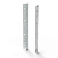 SCHROFF EuropacPRO 19" Support pour joint textile, type F, trous de poignée, 9 U