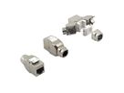ROLINE Keystone Cat.8 (Classe I), Super Slim, blindé, sans outil, argent
