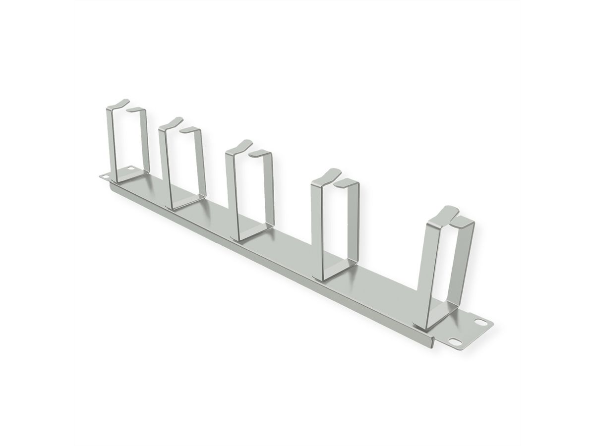 VALUE Face avant 19" pour chemin de câbles horizontaux ou verticaux, type G, gris