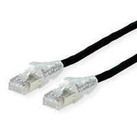 Cordon DÄTWYLER Cat.6A (Classe EA) S/FTP, CU 7702 flex LSOH, AMP v2, noir, 10 m
