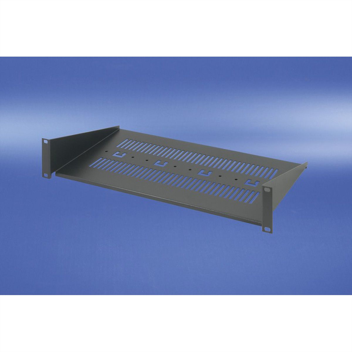 SCHROFF Tablette pour appareils 19", 2 U, RAL 7021