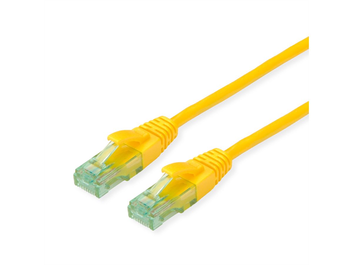 ROLINE RM Cordon UTP Cat.6A / 10 Gigabit, jaune, 0,5 m