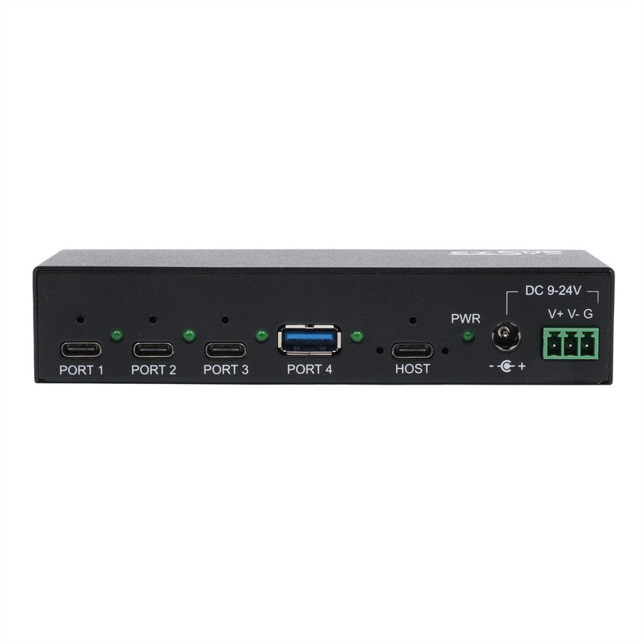 EXSYS EX-12293HMS Hub métal USB 3.2 Gen2, 4 ports, 3x C et 1x A