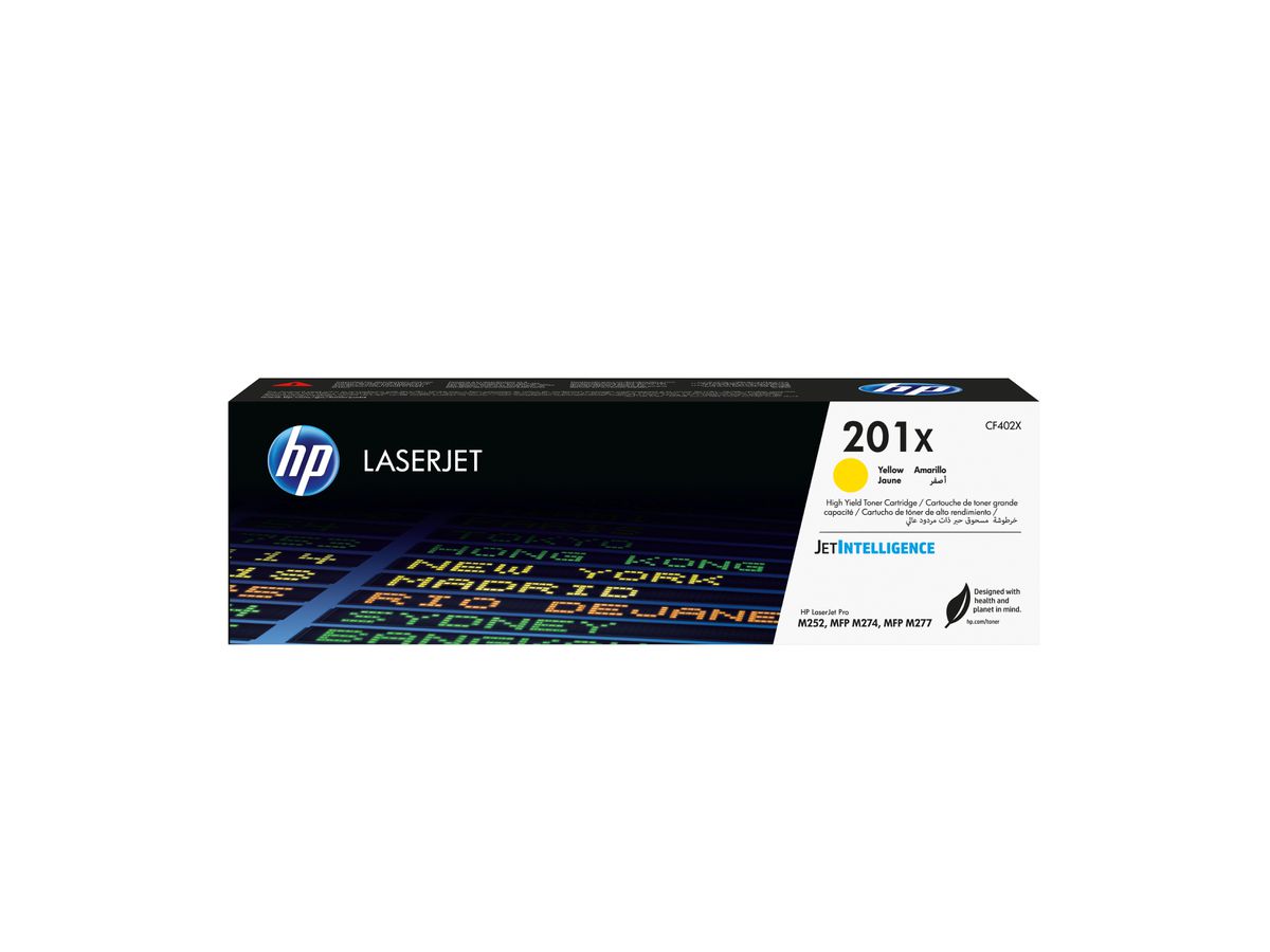 HP 201X toner LaserJet Jaune grande capacité authentique
