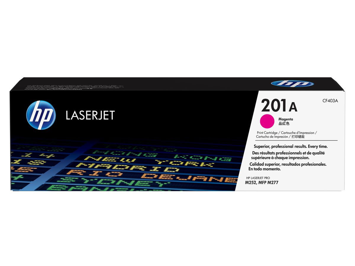 HP 201A toner LaserJet Magenta authentique