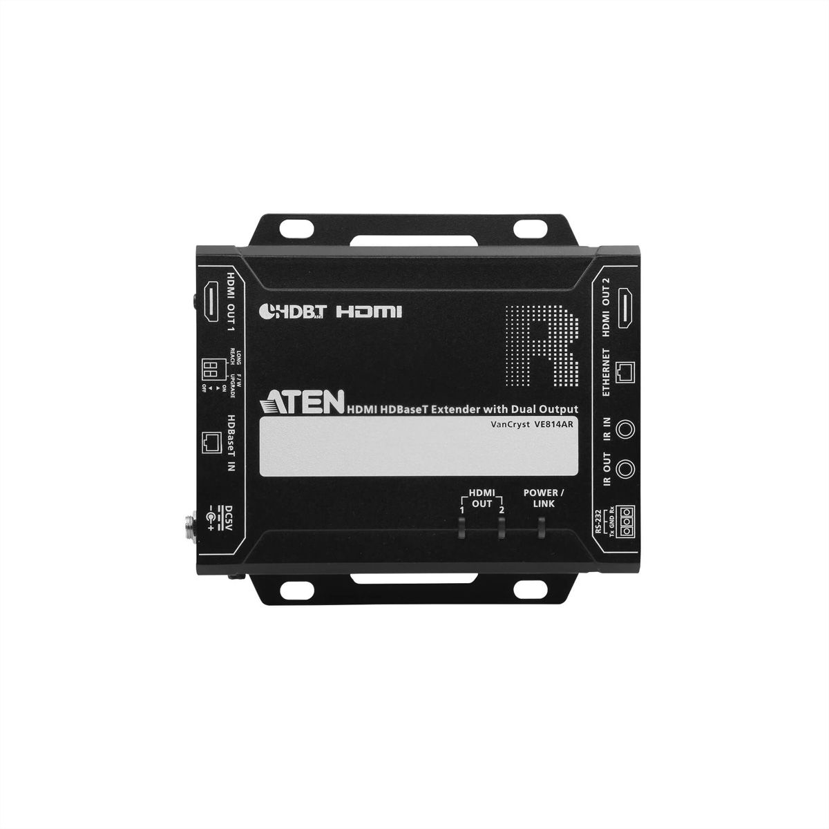 ATEN VE814AR Récepteur HDBaseT HDMI avec deux sorties (4K à 100 m) (HDBaseT Classe A)