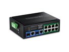 TRENDnet TI-BG108 Switch Rail DIN PoE++ 400W Gigabit industriel à 10 ports
