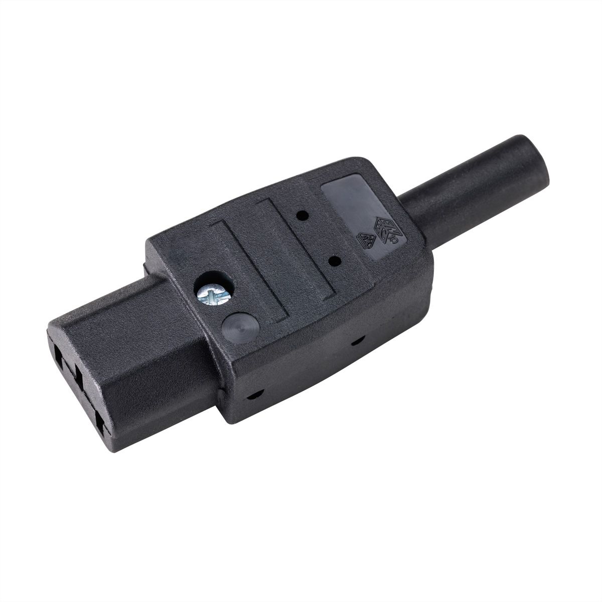 BACHMANN Coupleur IEC320 C13 10A/250VAC, noir