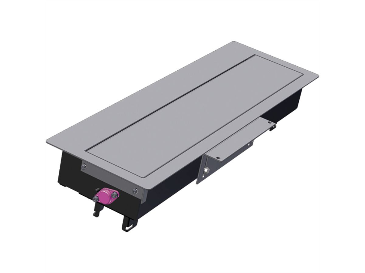 BACHMANN TOP FRAME sur table Unsym 8x RAL9006 boîtier sw