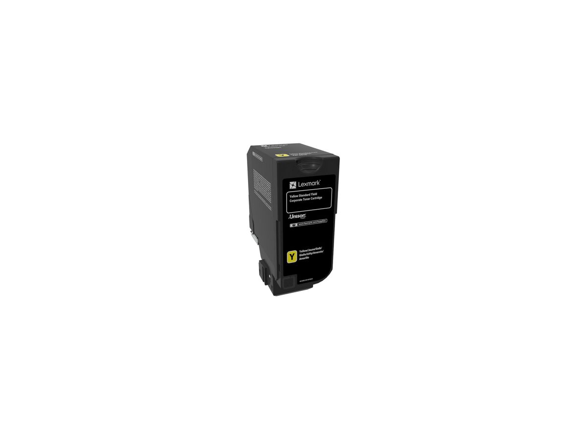 Lexmark 74C2SYE Cartouche laser Jaune cartouche toner et laser