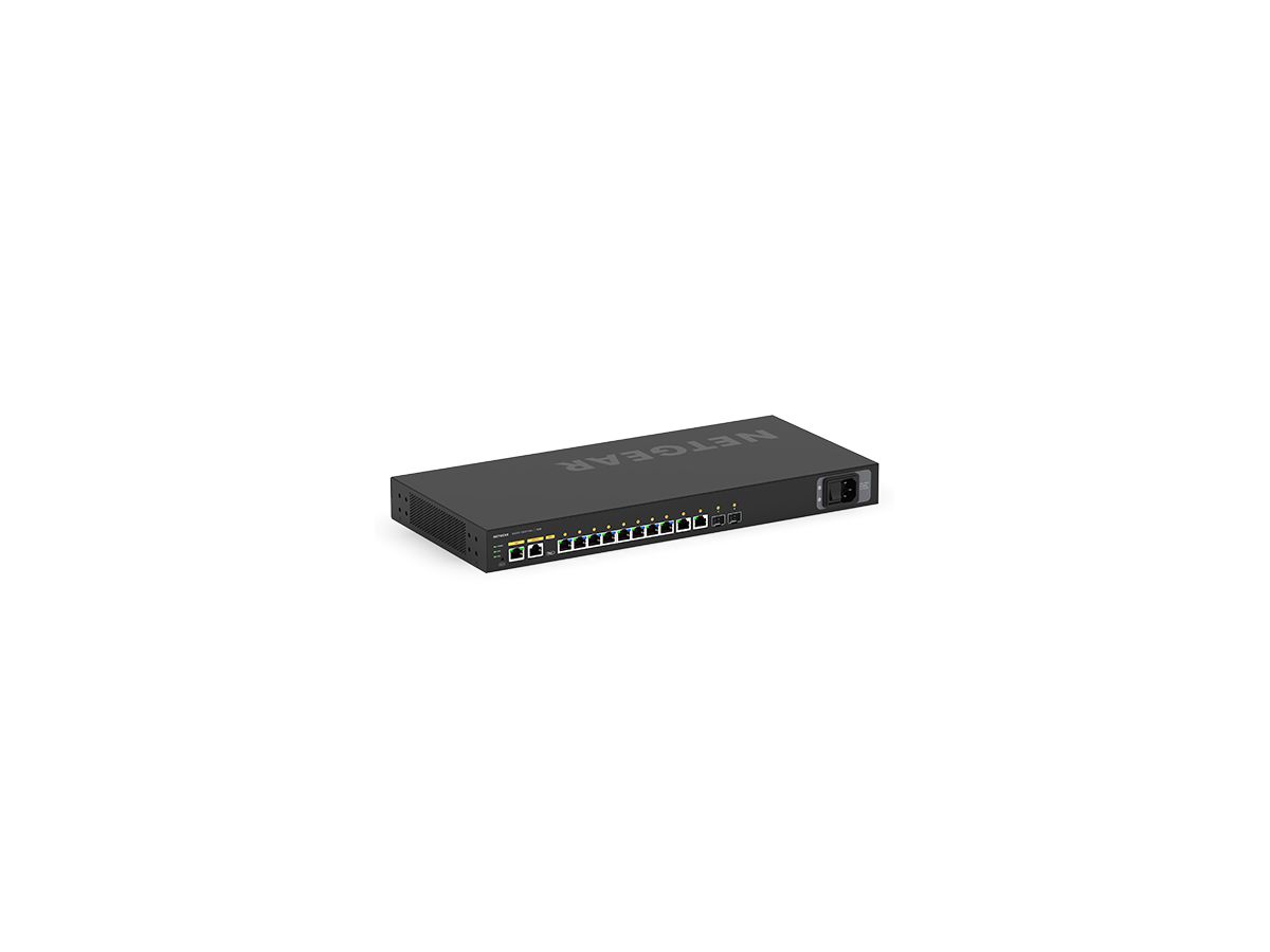 Netgear M4250-10G2F Géré L2/L3 Gigabit Ethernet (10/100/1000) Connexion Ethernet, supportant l'alimentation via ce port (PoE) 1U Noir