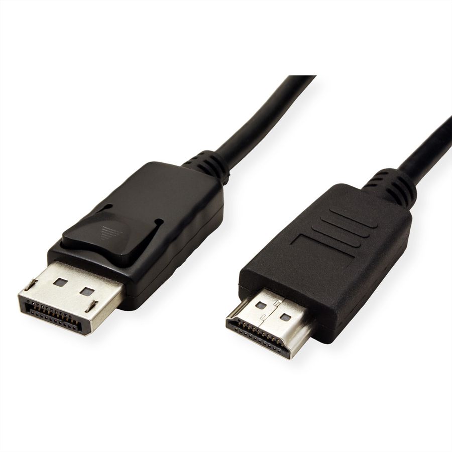 ROLINE GREEN Câble DisplayPort DP - HDTV, M/M, noir, 1 m