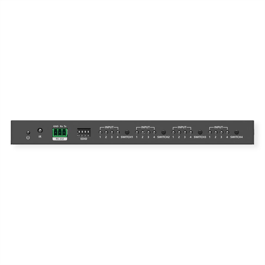 VALUE Switch Matriciel HDMI 4K, 4 x 4, avec télécommande