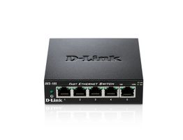 D-Link DES-105 commutateur réseau Non-géré Noir