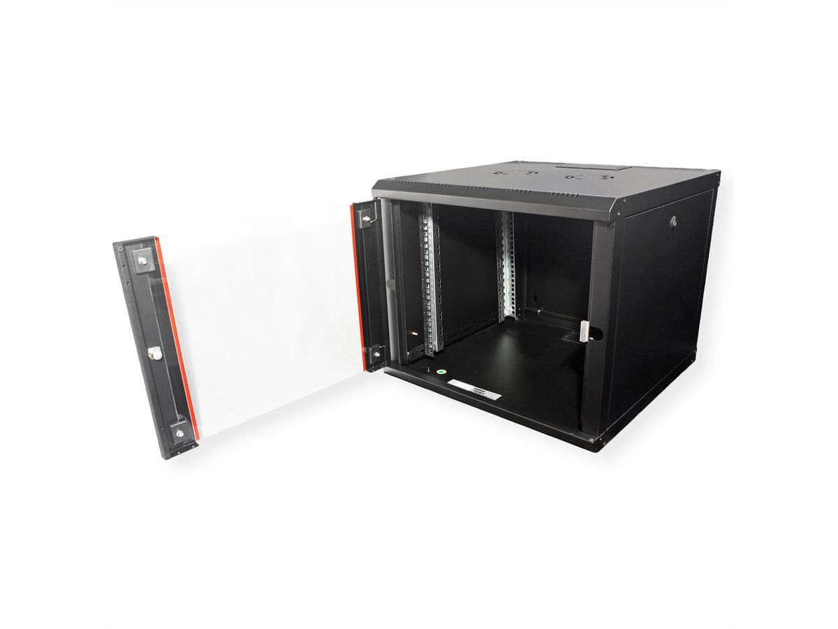 ROLINE 19" Boîtier mural Pro 9U, 600x600 LxP noir