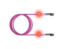 saCon Câble FO duplex 50/125µm OM4, LC/LC, violet, 1 m