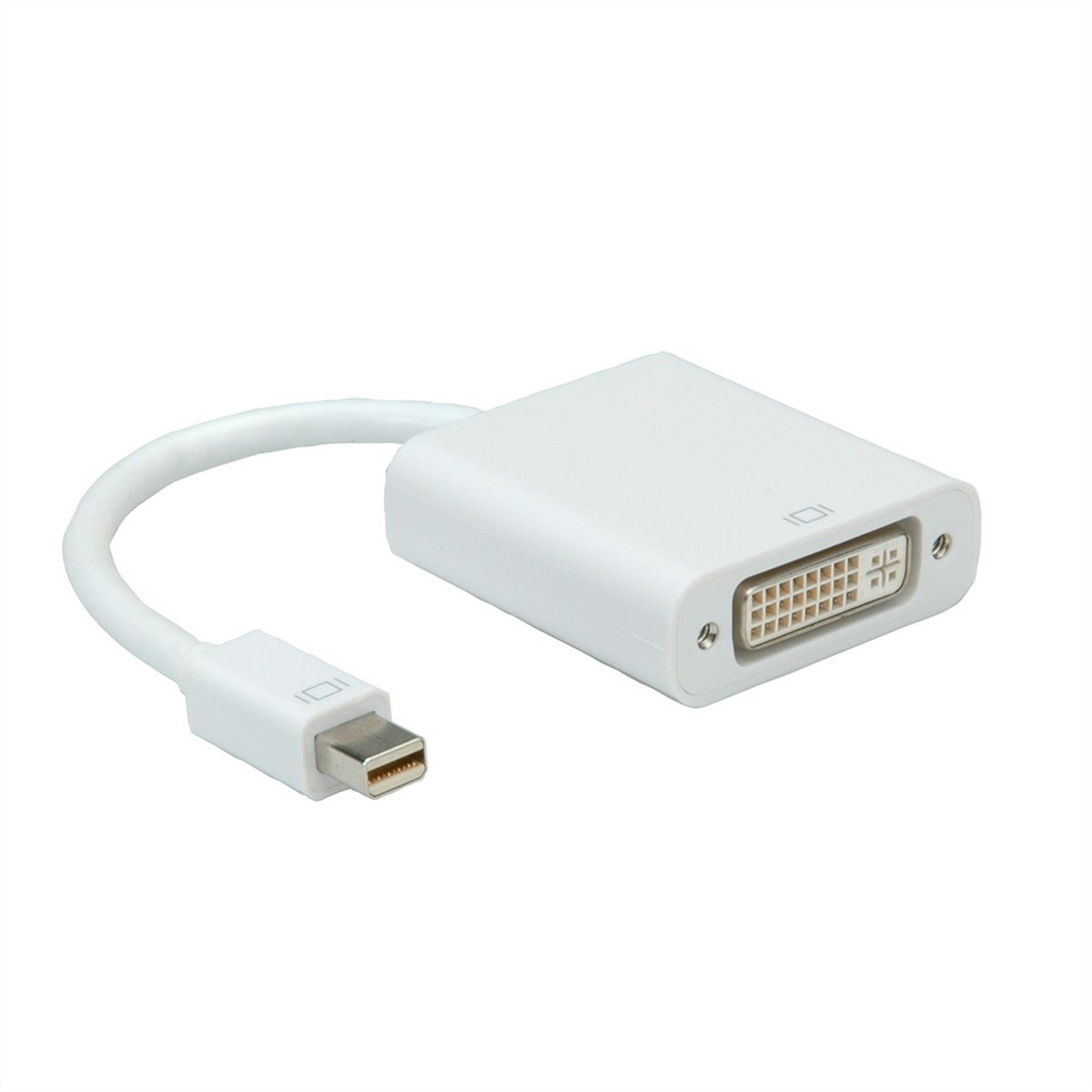 ROLINE Adaptateur Mini DisplayPort-DVI, MiniDP M - DVI F